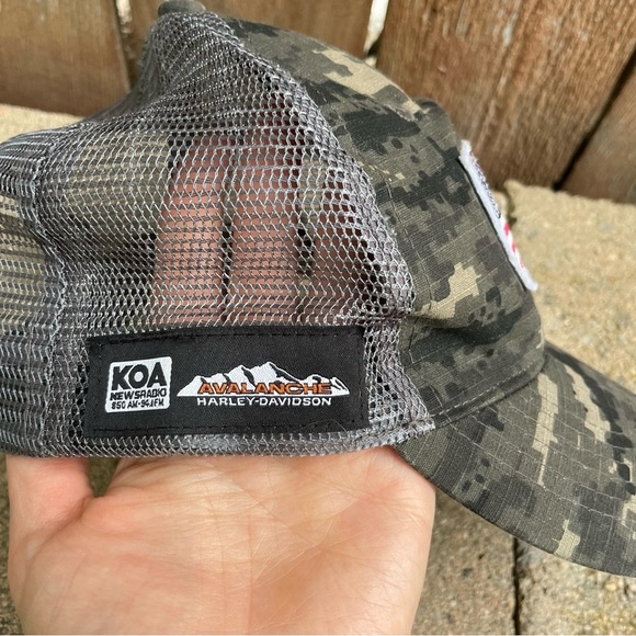 COLORADO ROCKIES MLB Camo Mesh Baseball Cap Flag Patch - Picture 5 of 8